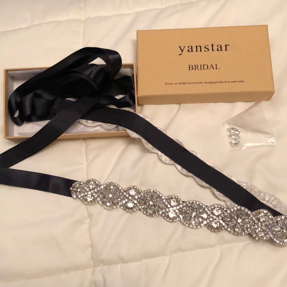 Stunning crystal belt/sash